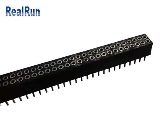 PPS LCP Yuvarlak Dişi Pim Başlığı UL94V-0 Polyester Pirinç H59-3 PA6T