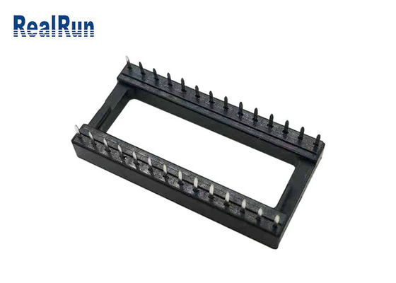 28P PA6T UL94V-0 Kare Pin Başlığı 2.54mm Dip 15.24 Sıra
