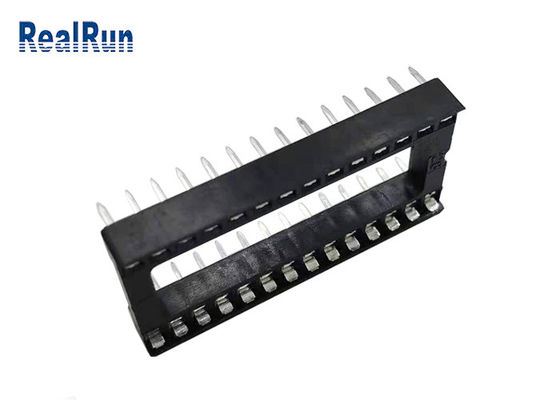 28P PA6T UL94V-0 Kare Pin Başlığı 2.54mm Dip 15.24 Sıra