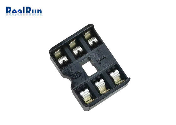 UL94V-0 PA6T Kare Pim Dişi Başlık 2*3P 180° Düz 2.54mm RoHS