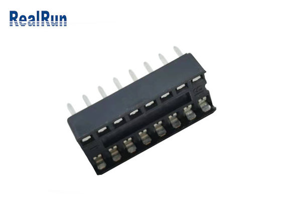 2×8P DIP Sıra PBT İzolatör IC Soket PA6T UL94V-0 PCB Anakart Konnektörü