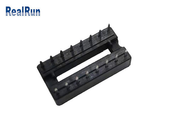2×8P DIP Sıra PBT İzolatör IC Soket PA6T UL94V-0 PCB Anakart Konnektörü