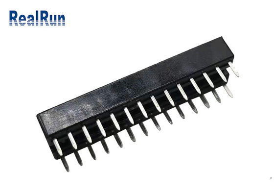 28P 2.54mm Dip 7.62 PBT Kare IC Soket Merkez Çubuğu ile Altın Sn Kaplama