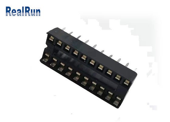 7.62mm Sıra Aralığı Kart Konektörü 1000VAC 14 Pinli Başlık Konektörü 2.54mm IC