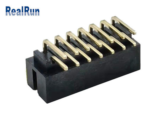UL94V-0 PA6T Altın Kaplama Kutu Başlık Konektörü 2.0*6.4-2*7P SGS