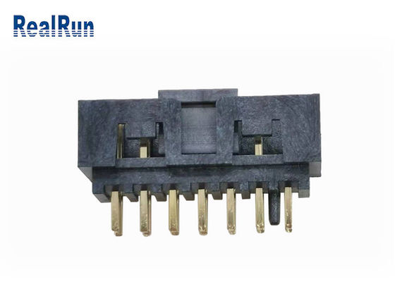 PBT H6.4 %30 GF Çift Sıralı Kutu Başlığı UL94V-0 14P IDC Soket Pirinç
