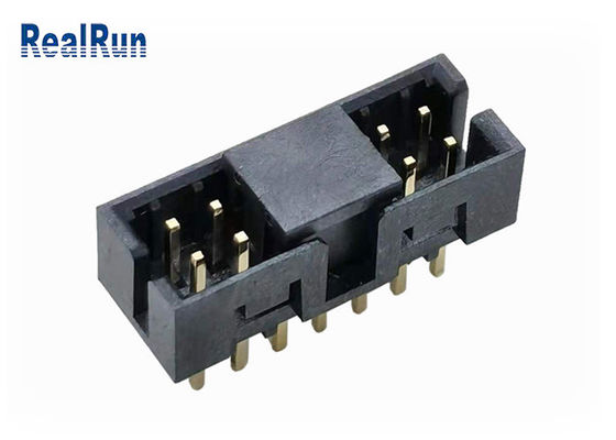 PBT H6.4 %30 GF Çift Sıralı Kutu Başlığı UL94V-0 14P IDC Soket Pirinç