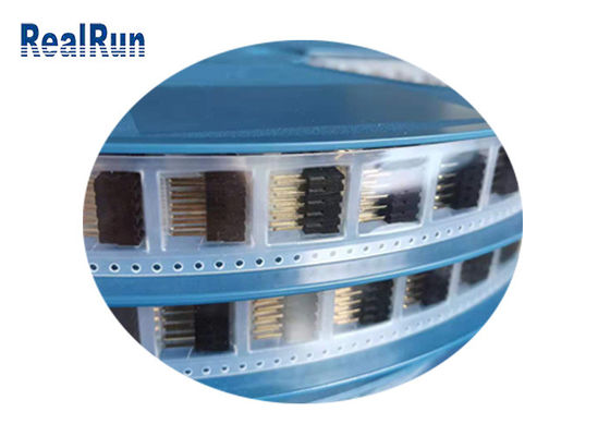 ISO9001 10P PBT Çift Sıralı Pin Başlığı PA6T LCP Kartından Kart Konnektörüne