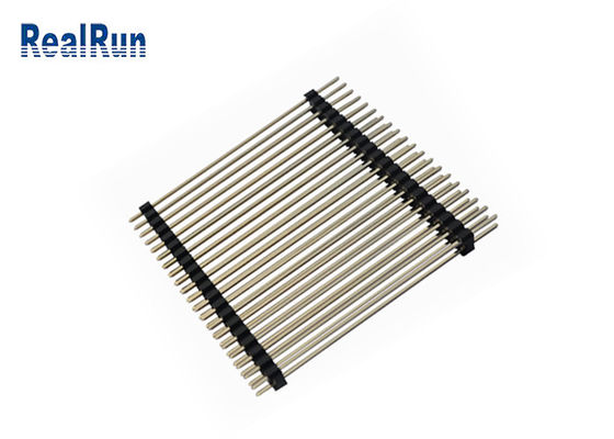 PA6T LCP 0.75A Pirinç Pin Başlık Konnektörü Altın Flaş Pcb Konnektörü