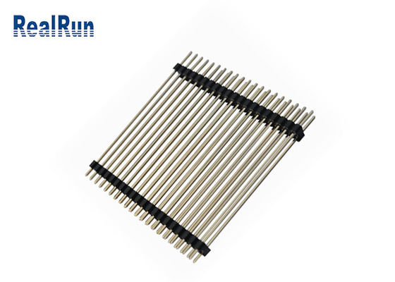 PA6T LCP 0.75A Pirinç Pin Başlık Konnektörü Altın Flaş Pcb Konnektörü