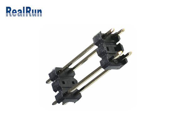 PA6T PBT LCP Fiber Pin Başlık Konektörü 2.54mm Delikten Dip 0.75A