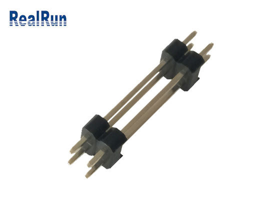 Lehim PA6T DC 0.75 Pin Başlık Konektörü H2.5 4P Pcb Erkek DC 0.75A