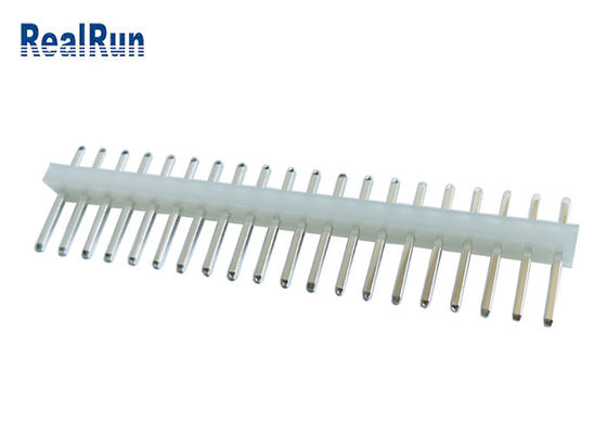 Pirinç UL94V-0 LCP Düz Pin Başlığı 3.96mm Pitch 7A Kalaylı Tek Sıra Konnektör