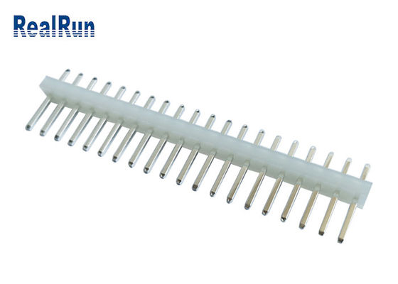 Pirinç UL94V-0 LCP Düz Pin Başlığı 3.96mm Pitch 7A Kalaylı Tek Sıra Konnektör