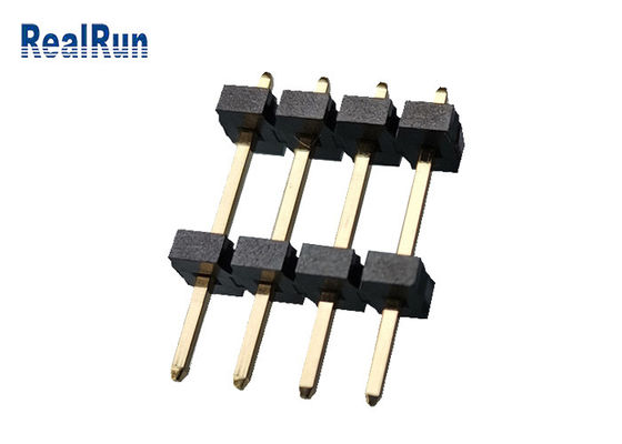 PBT LCP Pirinç Pin Başlık Konektörü 1*4P Çift Sıra Başlık Konnektörü UL94V-0