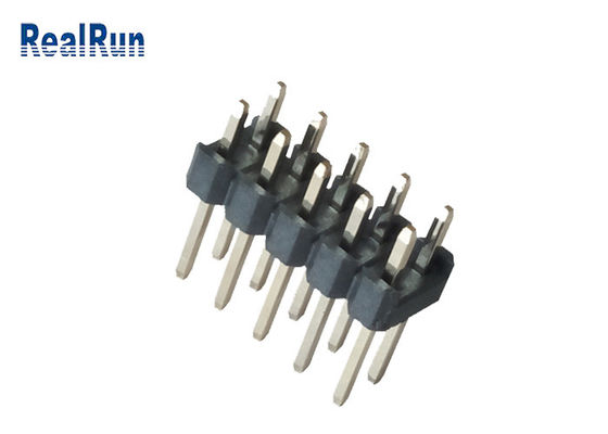 %30 GF PH2.54 Çift Sıra Başlık Konektörü PA6T 2*5P Pin Başlığı PBT LCP