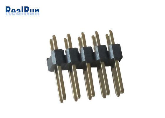 %30 GF PH2.54 Çift Sıra Başlık Konektörü PA6T 2*5P Pin Başlığı PBT LCP