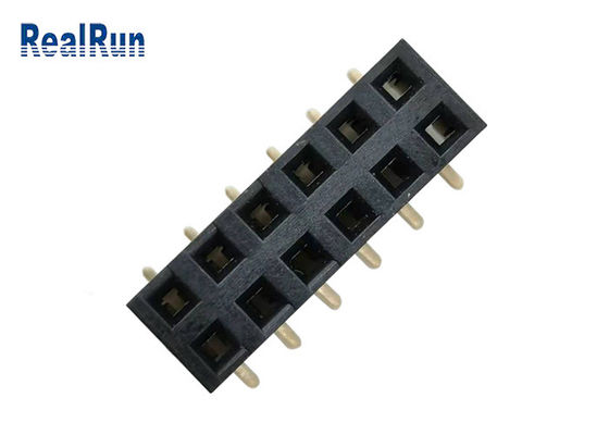 LCP CAP PA6T SMD Pin Başlık Konektörü DC500V Fosfor Bronz Altın Kaplama