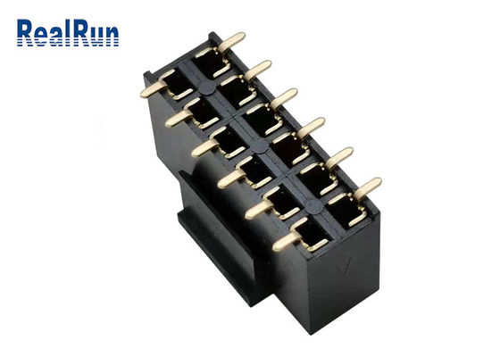 LCP CAP PA6T SMD Pin Başlık Konektörü DC500V Fosfor Bronz Altın Kaplama