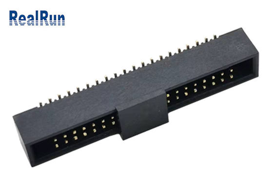 LCP Pirinç PA6T Başlık Idc Konnektör Erkek 40 Pinli SMD Pin Kutusu DC2A Kapaklı