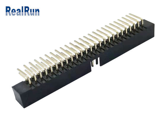 PA6T UL94V-0 IDC Kutu Başlığı 50P Çift Sıralı Örtülü Pim SGS
