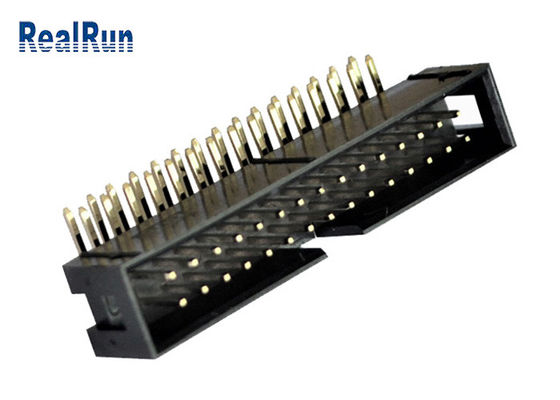 2*15P LCP PA9T Kablo - Kart Konektörü ISO9001 Pirinç Pcb Başlık Soketi