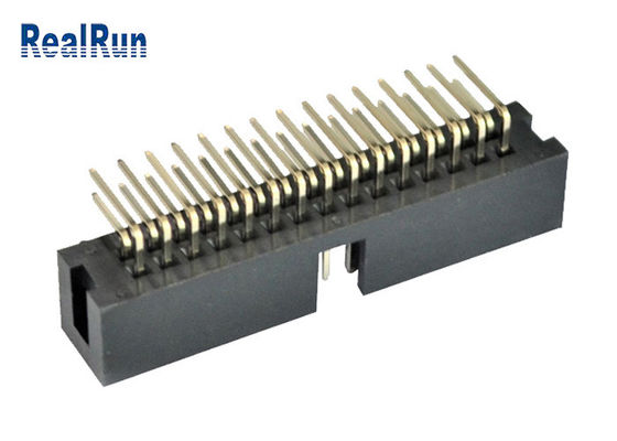 2*15P LCP PA9T Kablo - Kart Konektörü ISO9001 Pirinç Pcb Başlık Soketi