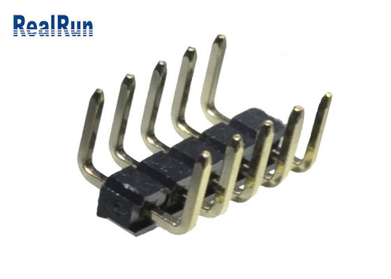 PBT Pirinç Pin Başlık Konektörü 2.54mm U Tipi Terminal LCP SGS Lehim