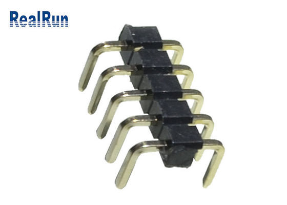PBT Pirinç Pin Başlık Konektörü 2.54mm U Tipi Terminal LCP SGS Lehim
