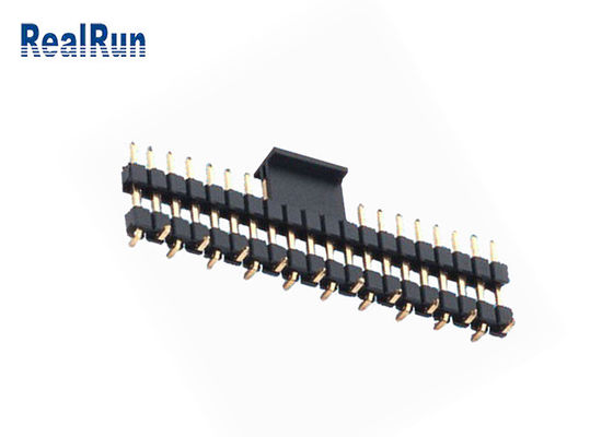 Tek Sıralı Çift Plastik SMD Erkek Konnektör LCP Fiber Pcb Başlık Konektörü