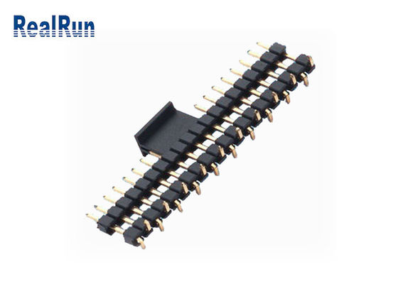 Tek Sıralı Çift Plastik SMD Erkek Konnektör LCP Fiber Pcb Başlık Konektörü