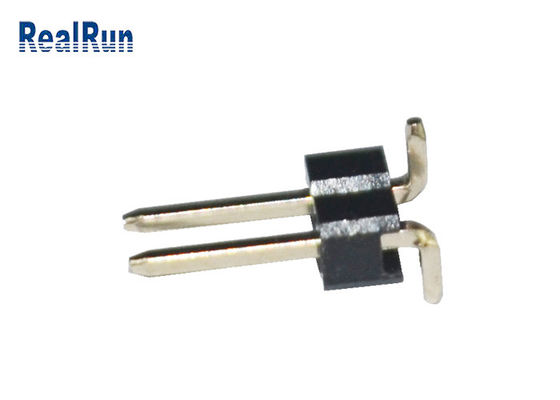 Au Over Ni SMT Pin Başlığı Oksidasyon Direnci 2 Pin Tek Sıra PA6T