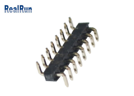 LCP PBT Dik Açı Başlık Konnektörü UL94V-0 2.54mm Oksidasyon Direnci