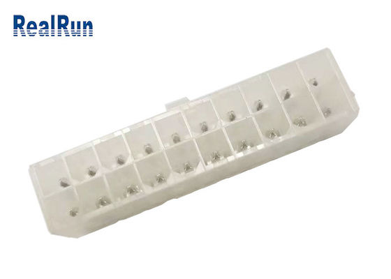 PCB Header Gofret Konnektörü 7A DIP Telden Panoya Düz 2*10 Pin Naylon 66