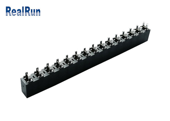 LCP Smt Başlık Konektörü DC500V Dip Kaynak 1*15P Kalay Kaplama PBT PA6T