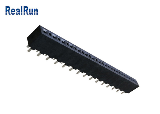 LCP Smt Başlık Konektörü DC500V Dip Kaynak 1*15P Kalay Kaplama PBT PA6T