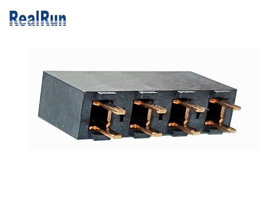 SGS LCP Pcb Erkek Konnektör DC500V Tek Sıra U Terminali Pa6t Dişi