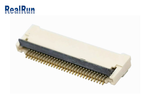 Yatay SMT FFC FPC Konektörü LCP İzolatör Pcb Kartı 50VAC RMS