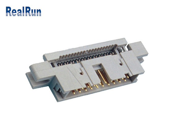 2×8P İtici Başlık Konektörü LCP PBT 2.54 Idc Örtülü Sıkma Telli