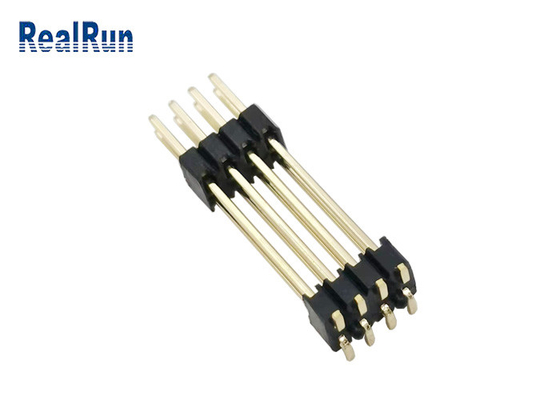 Çift Katmanlı Pin Başlık Konektörü DC500V Yatay SMT PA6T