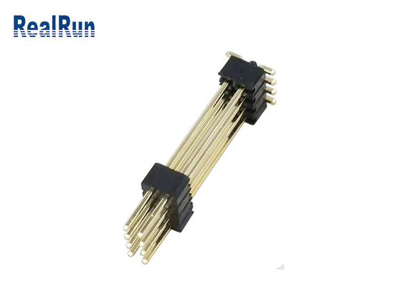 Çift Katmanlı Pin Başlık Konektörü DC500V Yatay SMT PA6T