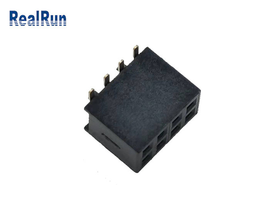 500VAC PA6T Dişi Başlık SMT Konnektör 2*4p Altın 1u&quot; UL94v-0 H4.3mm LCP