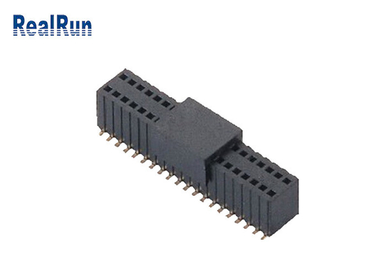 PA9T LCP Dişi Başlık Konektörü 500VAC SMD H5.7 2×20P PBT Pirinç
