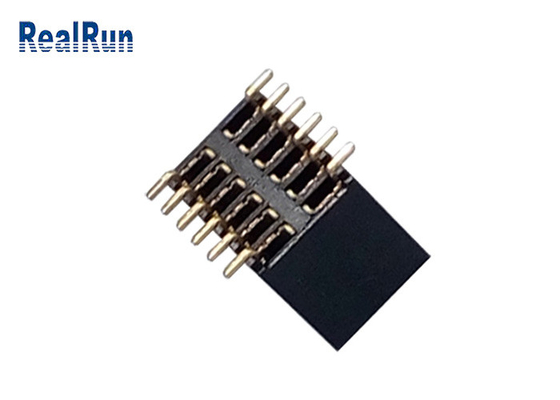 PA6T Dişi Başlık Konektörü 1.27mm Pitch SMD Tipi Fosfor Bakır Kontak