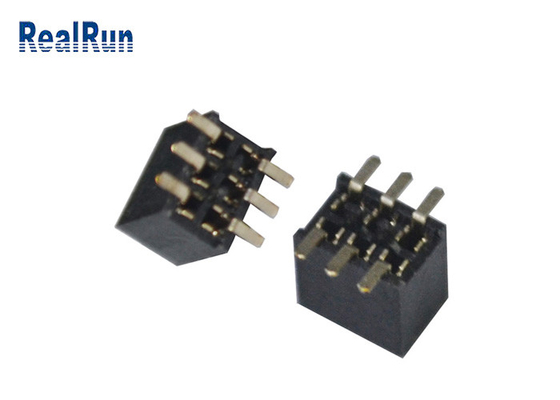 ISO9001 Dişi Başlık Konektörü 1.27mm PCB Yüzey Montaj Kartı - Pano Konektörü