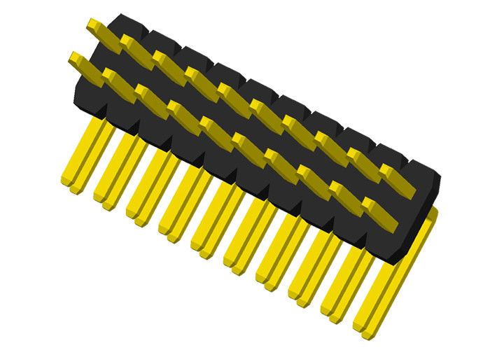 Çift Sıralı 1.27 Mm Pin Başlık Konektörü Sağ Açı Tipi 20 Pin Başlık 2x10