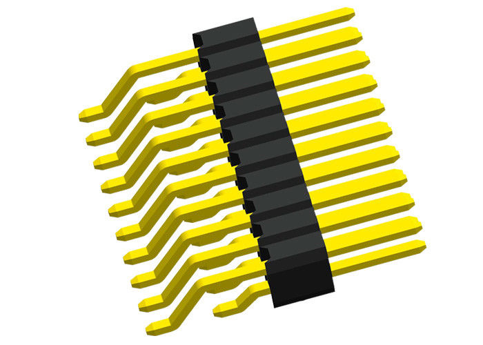 Çift Sıralı Pin Başlığı Yatay SMT Tip 2x20 Pin Başlığı Siyah 1.27mm