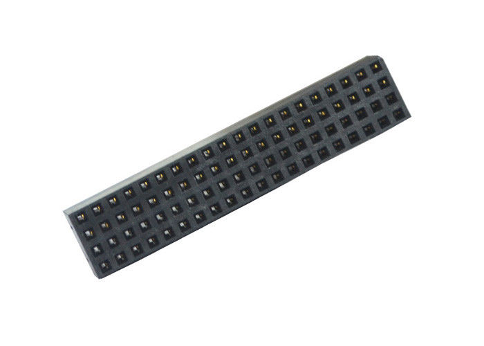 2.0mm Kadın Düz Pin Header Konnektör Dört Sıralı 180 Derece Bakır Alaşımlı