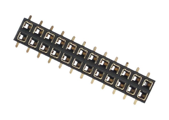 Tıbbi Ekipman İçin SMT Kadın Header Connector 2.0 Mm Pitch Çift Sıra