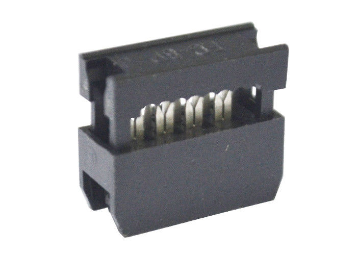 8 Pin Dişi IDC Tel Devre Kartı Konnektörleri 2.54mm PBT Malzemesi